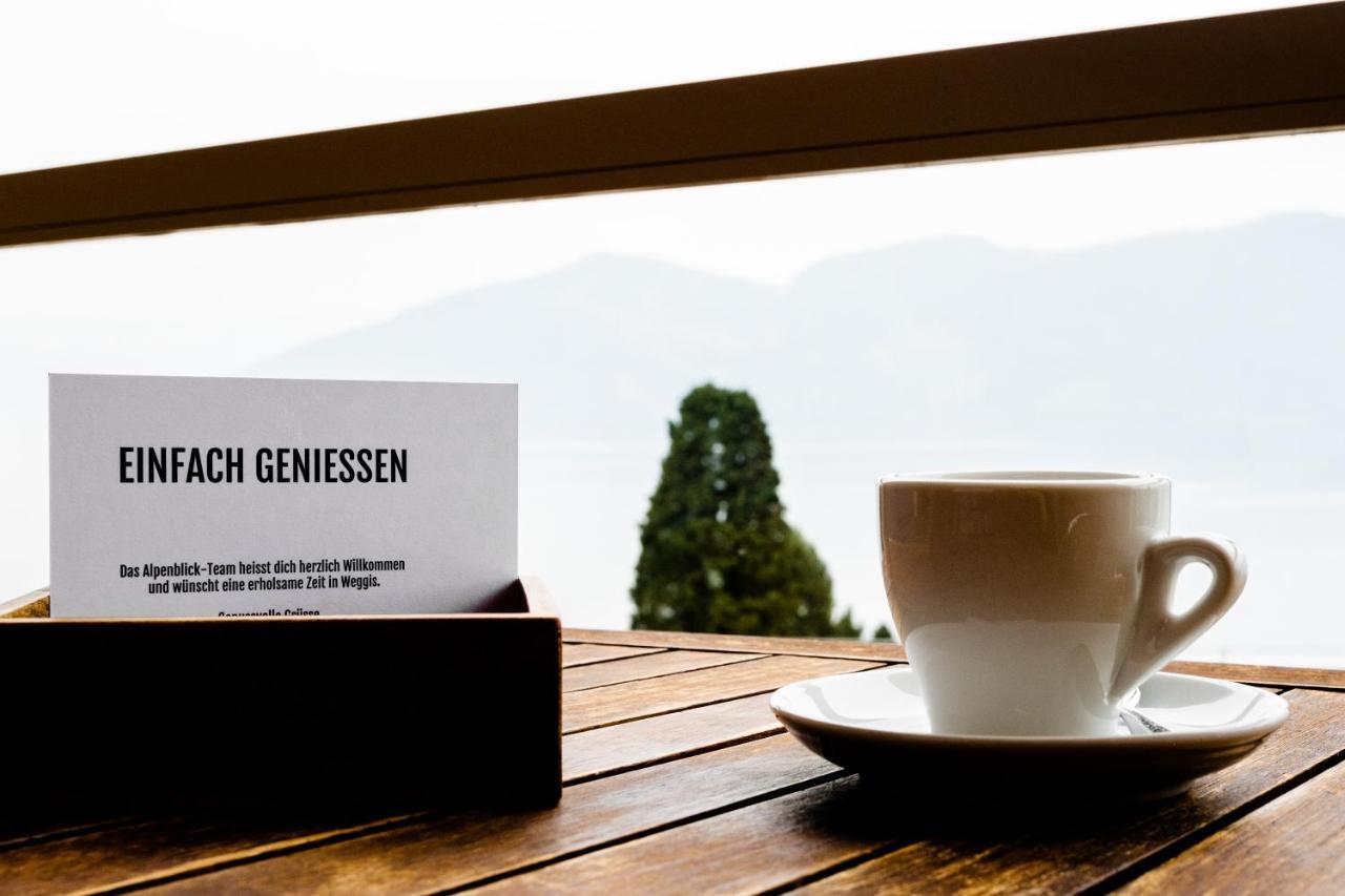 Alpenblick Weggis - Panorama & Alpen Chic Hotel Exteriér fotografie